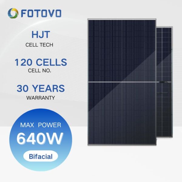 FH590-630-39V-MH HJT solar panel