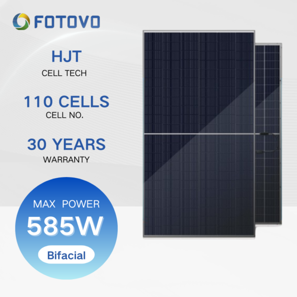 HJT solar pv modules FH550-580-36V-MH