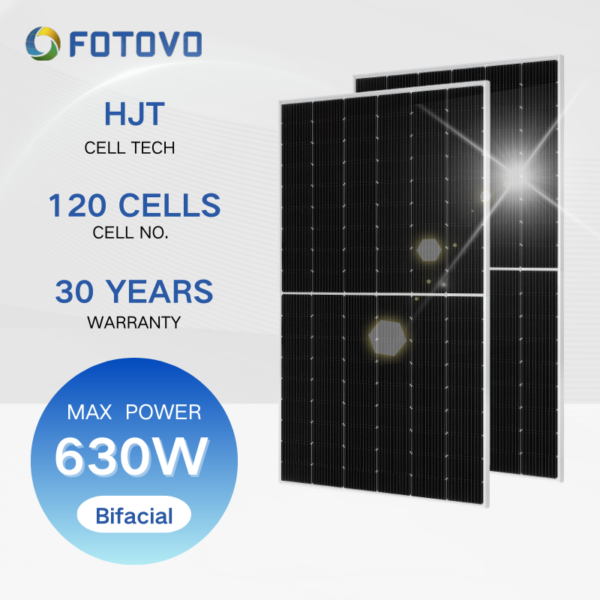 Bifacial Solar Panel Main Features FH590-630-39V-MHD