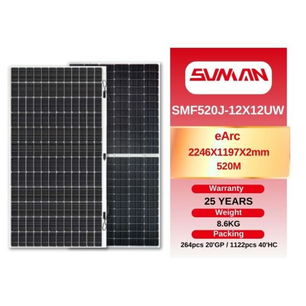 SUMMAN Frameless Flexible RV Solar PanelsFL-SMF520F